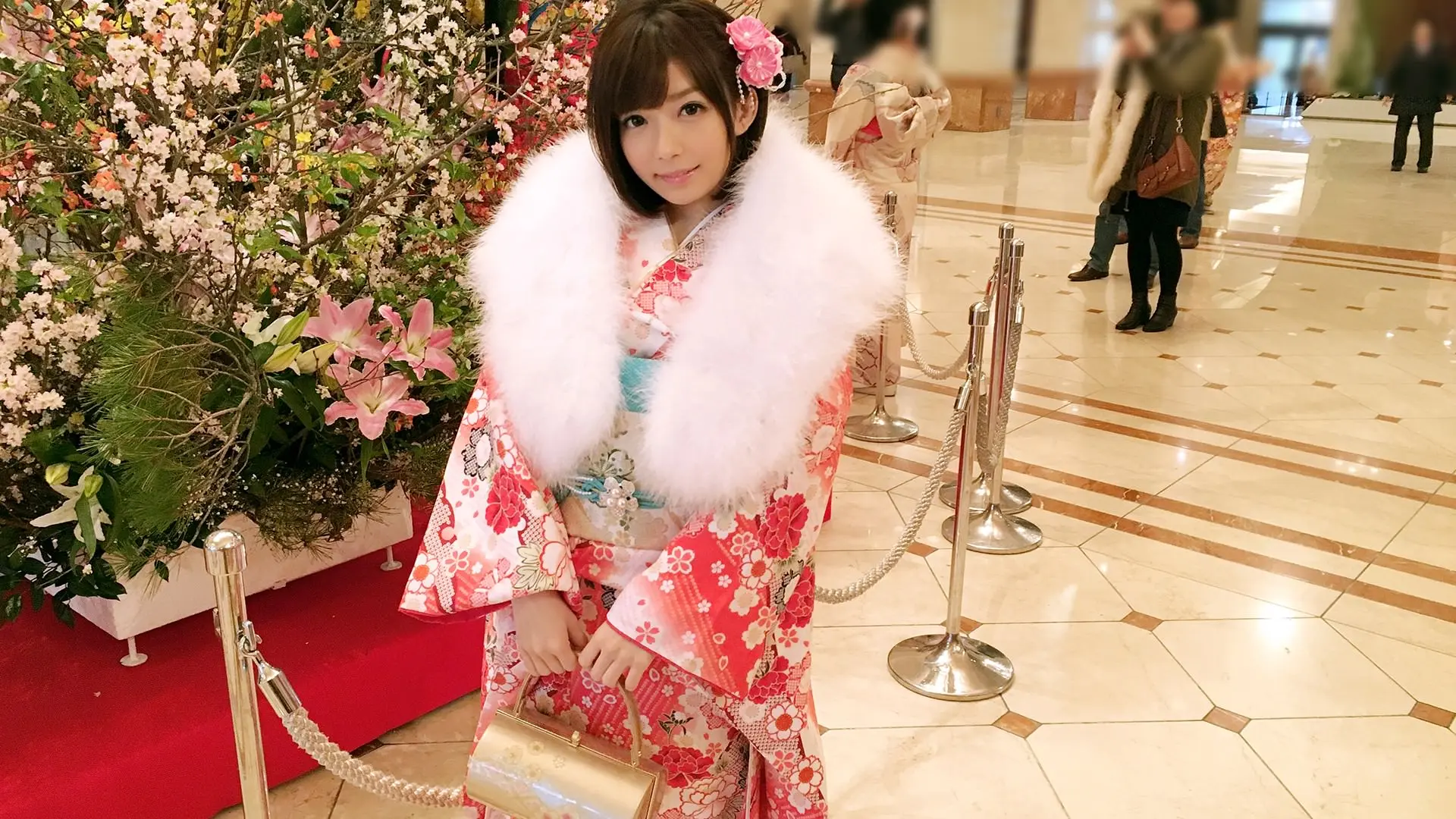 【動画あり】りか 20歳 大学生 成人式ナンパ 01 200GANA-894シロウトTV (32)