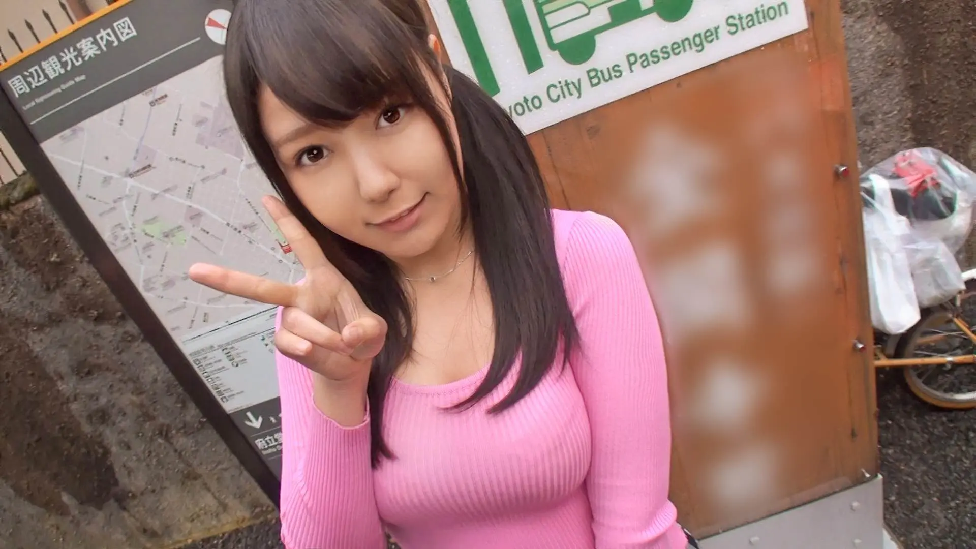 【動画あり】みそら 20歳 レンタル彼女でアルバイト マジ軟派、初撮。596 in 京都 チームN 200GANA-883シロウトTV (3)