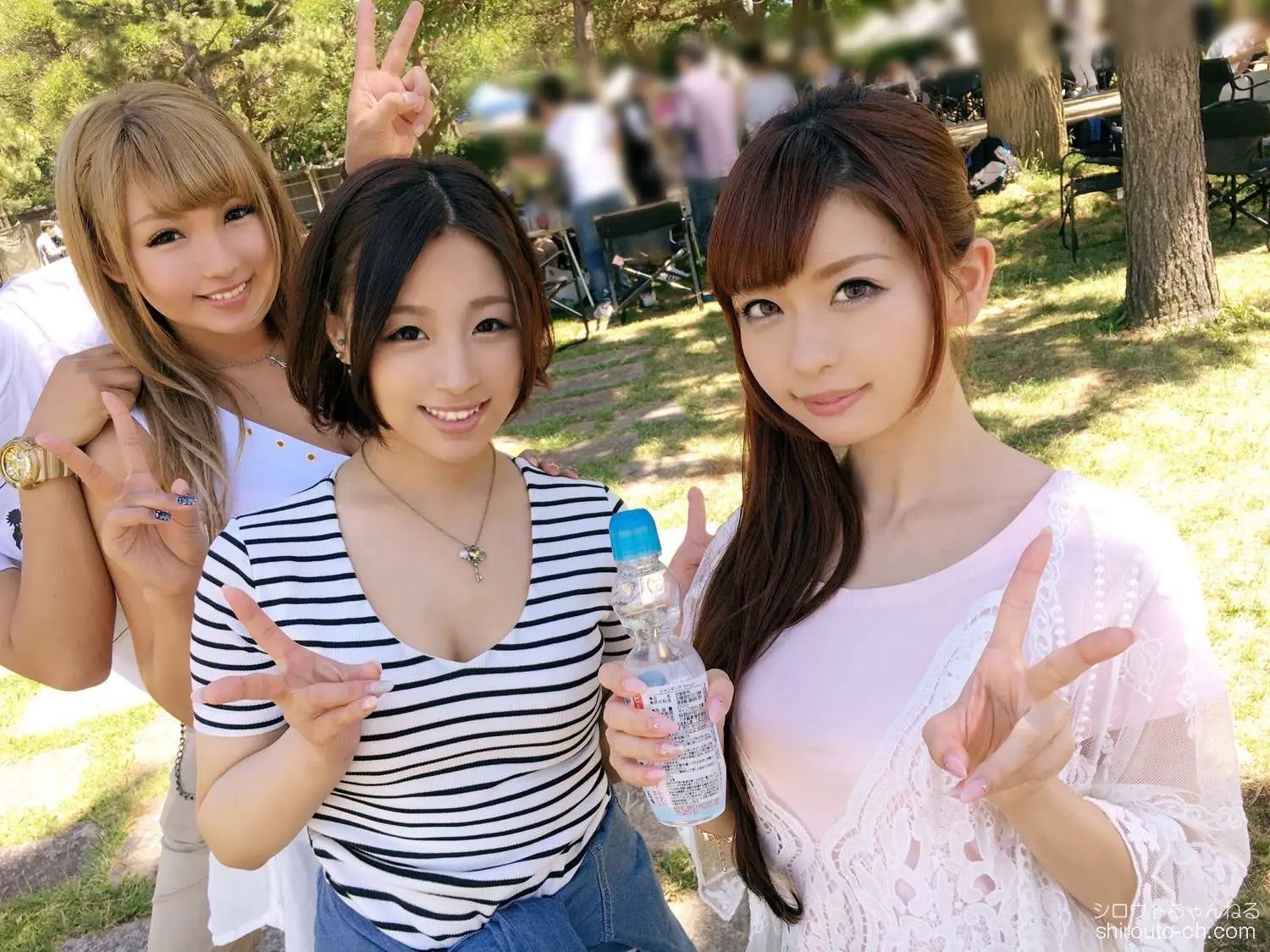 【動画あり】ララ 22歳 ガールズバー店員 ユキナ 21歳 ガールズバー店員 BBQ(バーベキュー)ナンパ 02 in お台場 200GANA-1043シロウトTV (9)