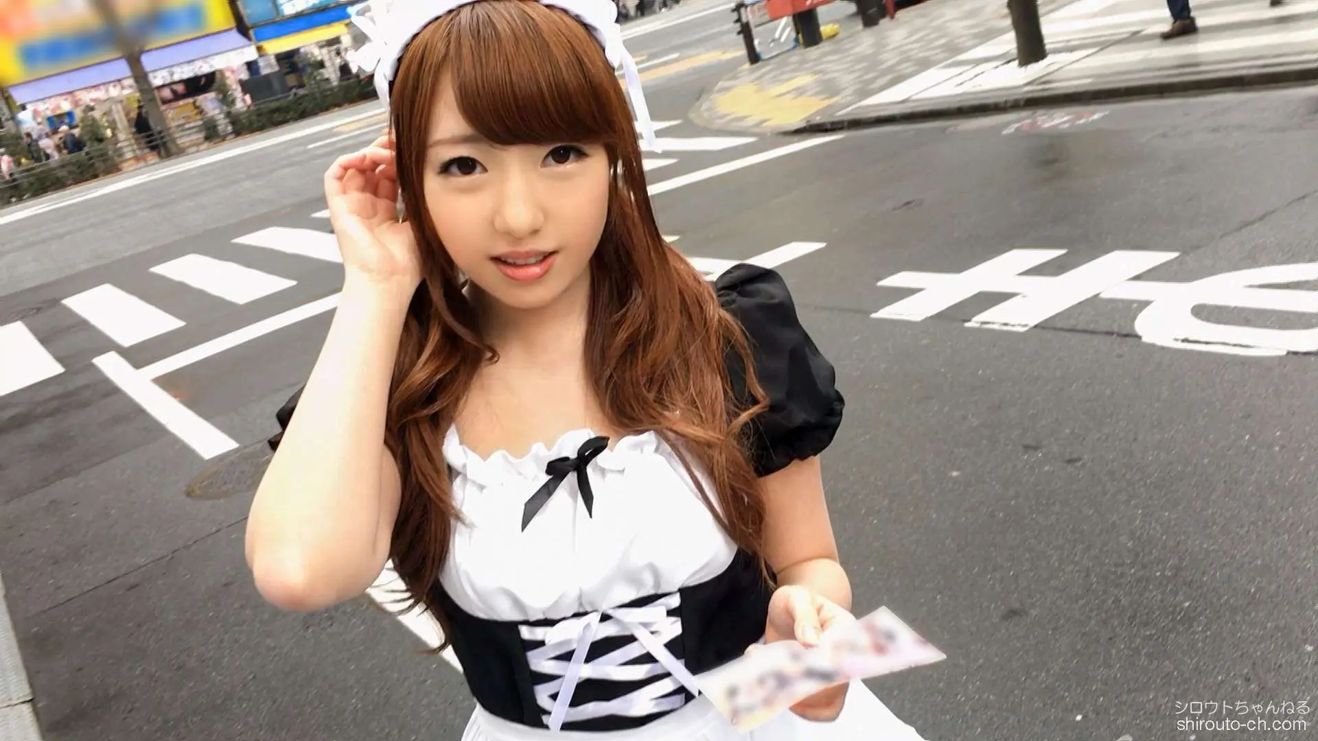 【動画あり】まこ 20歳 メイド喫茶店員 メイドカフェナンパ 01 200GANA-1017 シロウトTV (4)
