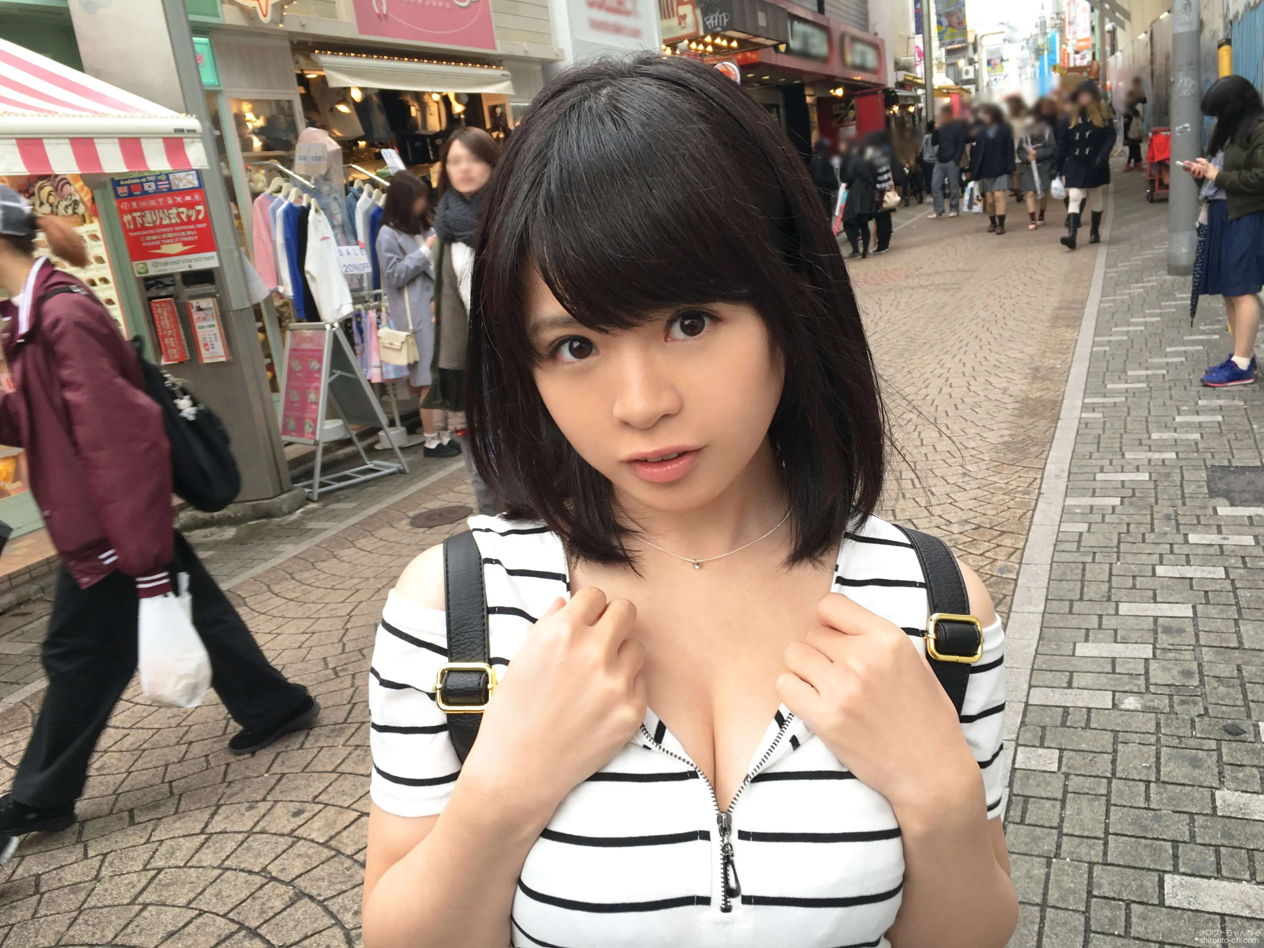 【動画あり】ユリナ 20歳 アイドル 地下アイドルナンパ 06 in 原宿 200GANA-999 シロウトTV (2)