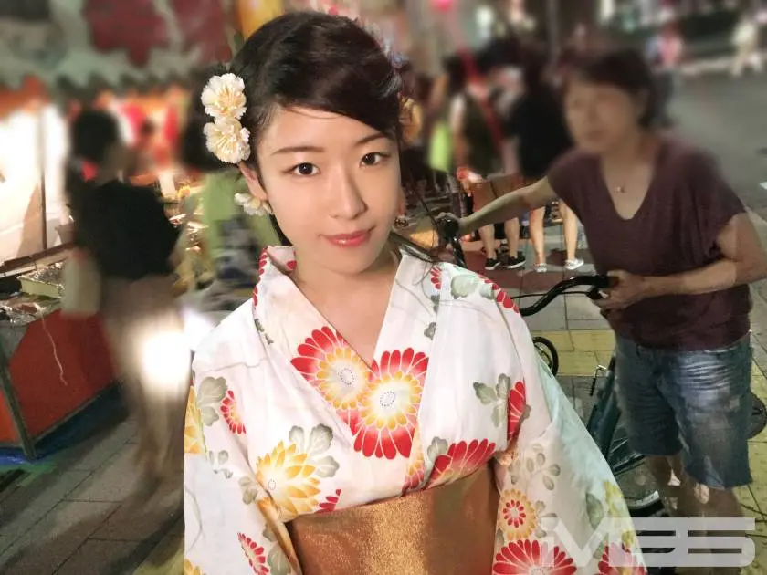 【動画あり】ゆな 21歳 アニメショップ店員 浴衣ナンパ 01 in 北千住 チームN 200GANA-1129 シロウトTV (1)