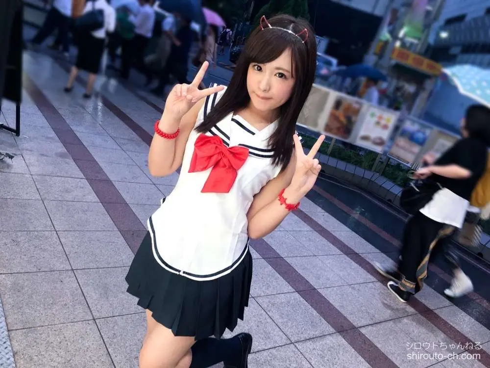 【動画あり】みゆき 19歳 コスプレカフェ店員 コスプレカフェナンパ 10 ナンパTV 200GANA-1158 シロウトTV (2)