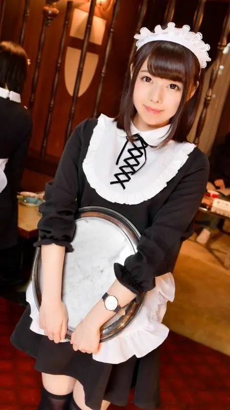 【動画あり】山川ゆなさん 19歳 純喫茶ウェイトレス 100%完全ガチ交渉！ プレステージプレミアム 300MIUM-043 シロウトTV (1)