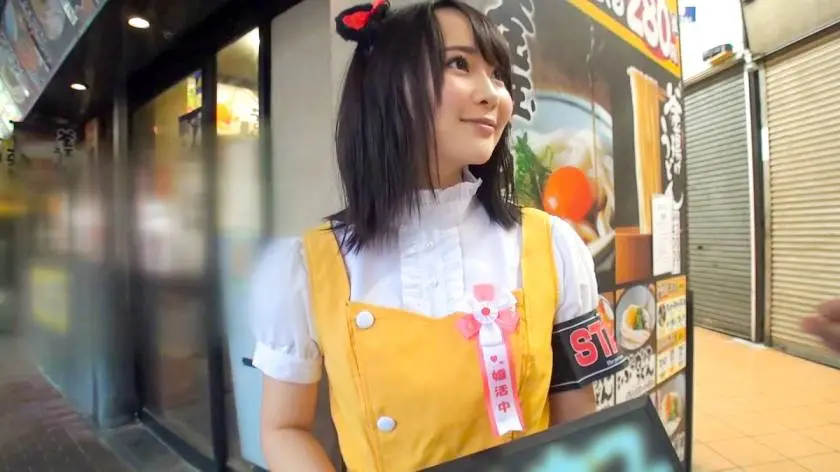 【動画あり】 コスプレカフェナンパ 27 みうは 19歳 専門学生(コスプレカフェのバイト) ナンパTV 200GANA-1504 シロウトTV (1)