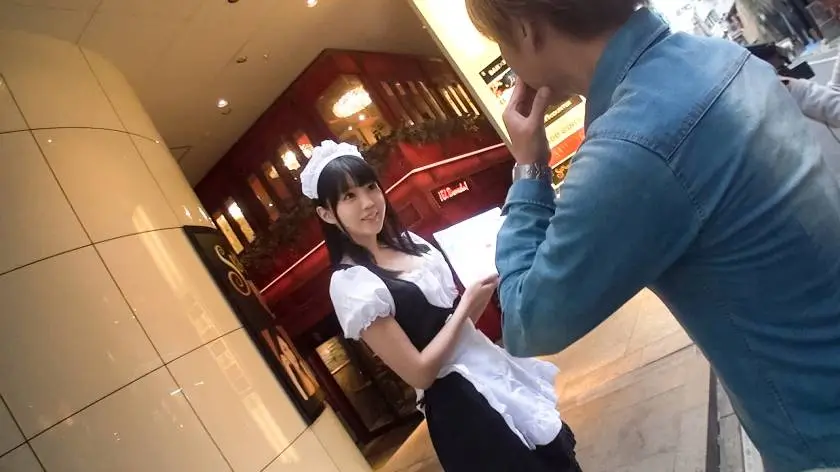 【動画あり】メイドカフェナンパ 03 ひなた 21歳 コスプレカフェ店員 ナンパTV 200GANA-1529 (3)