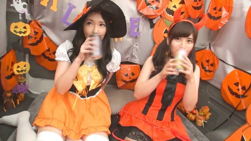 【動画あり】ハロウィンナンパ！ MAAN-san めい&るみ 300MAAN-057 (2)