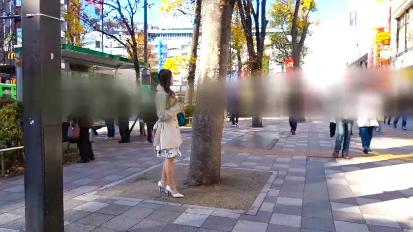 【動画あり】マジ軟派、初撮。 1000 なみえ 27歳 美容部員 ナンパTV 200GANA-1620 (1)