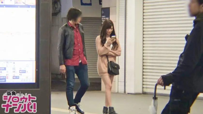 【動画あり】街角シロウトナンパ ゆら 22歳 キャバクラ嬢 300MAAN-190 (1)