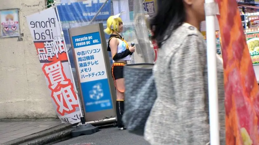 【動画あり】コスプレカフェナンパ 41 みゆ 22歳 コスプレカフェでバイト ナンパTV 200GANA-1783 (1)