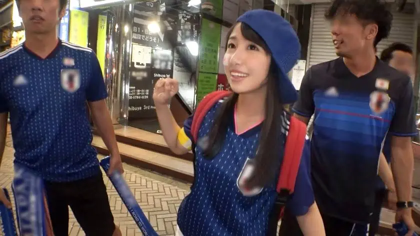 【動画あり】ワールドカップ観戦ナンパ あやか 20歳 商学部の大学3年生 チアリーディング部 ナンパTV 200GANA-1799 (4)