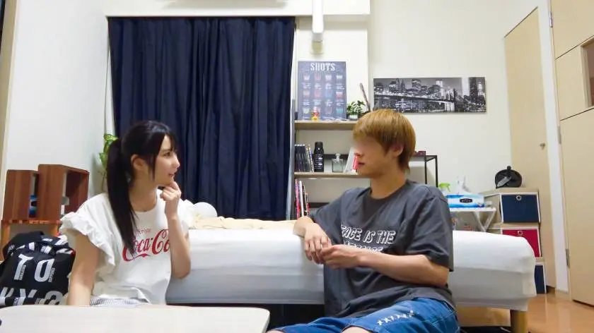 【動画あり】百戦錬磨のナンパ師のヤリ部屋で、連れ込みSEX隠し撮り 079 伶美 20歳 ガールズバーでバイト＆地下アイドル ナンパTV 200GANA-1807 (2)