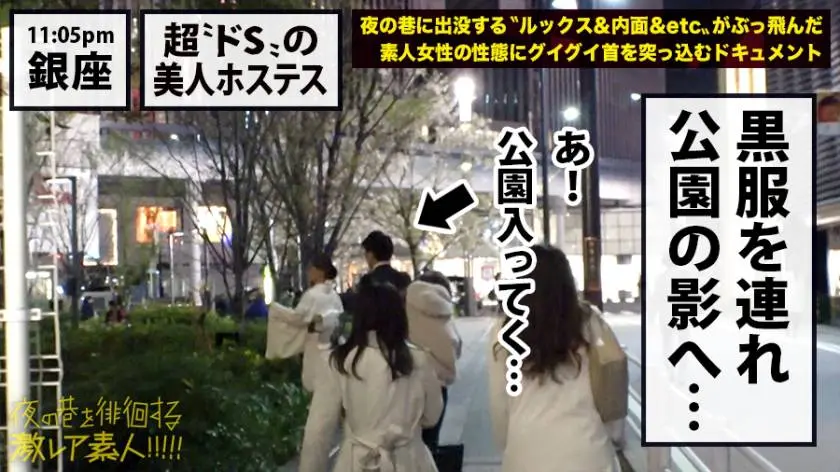 【動画あり】夜の巷を徘徊する〝激レア素人〟！！ 18 アキナ(本名) 25歳 銀座の路上で男に土下座さすドSホステス 300MIUM-429 (10)