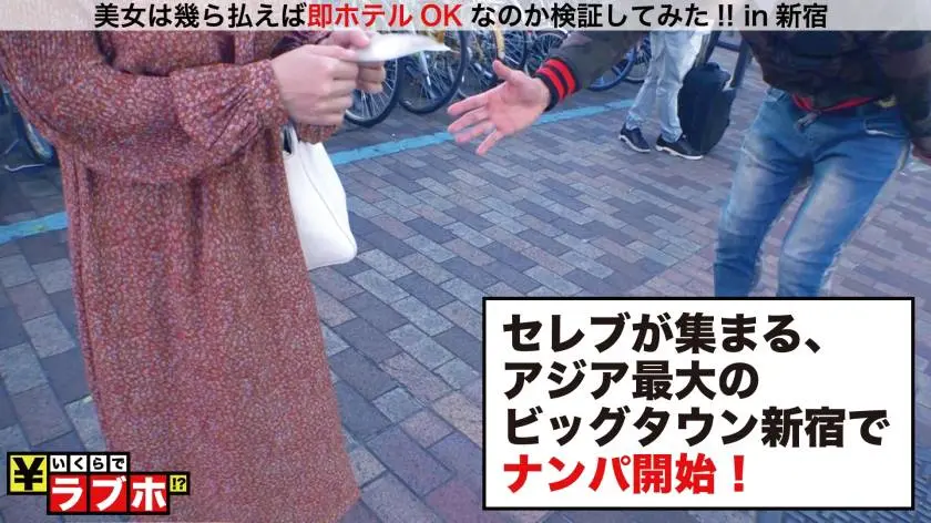 【動画あり】いくらでラブホ No.058 りいさ 忙しい過ぎる高級官僚の美人すぎる妻 シロウト娘ナンパ狩り 300NTK-289 (1)
