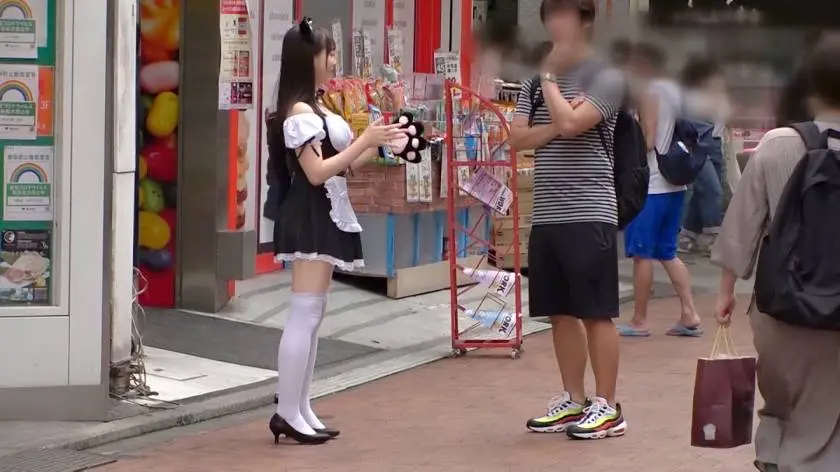 【動画あり】マジ軟派、初撮。 1536 しずく 20歳 大学生(コスプレカフェでバイト) ナンパTV 200GANA-2364 (2)
