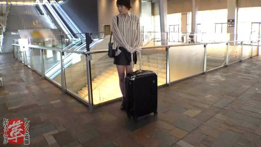【動画あり】しろうと変態革命20人目 えりかちゃん 22歳 快感求めて三千里な島娘 428SUKE-048 (1)