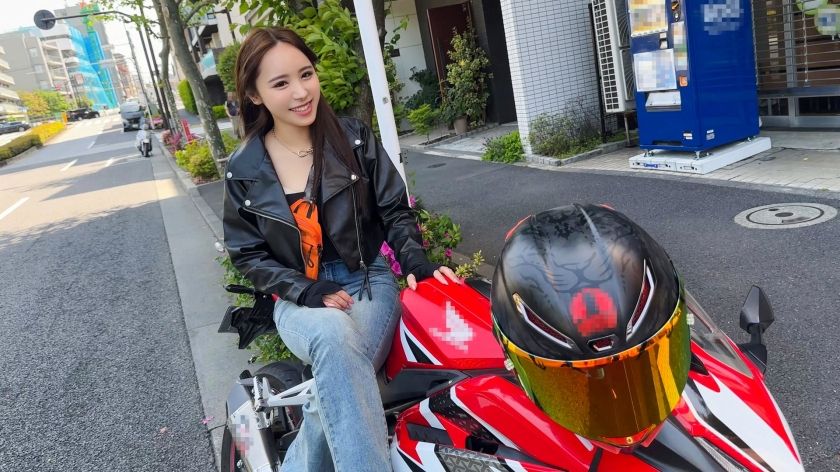 【動画あり】バイクが相棒、スタイル抜群爆美女。サバサバクールな女の理性崩壊、生ハメSEXでイキまくる! 恋愛カノジョ 546EROFV-336