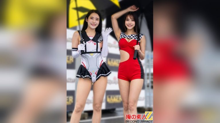 レースクイーン 仕事終わりハンティングNOW ARISA and MEI レースクイーン 仕事終わりハンティングNOW h_1732orecs00724